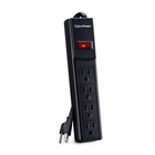 Csb404 Essential Surge Protector  450j 125v  4 Outlets  4ft Power Cord  Black