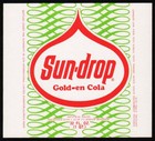Vintage Soda Pop Bottle Label Sun Drop Gold En Cola Unused New Old Stock N-mint 