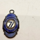 Vintage 71st Infantry Division U s  Army Charm Pendant Enamel Military Insignia