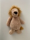 Jellycat Bashful Lion Plush Medium Yellow Brown London Stuffed Toy Retired 12 