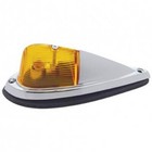 Pick Up Cab Light W  Chrome Die Cast Housing - Amber Lens
