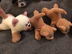 Lot Of Vintage Tonka Pound Puppies   Purries Stuffed Newborns Plush Dogs Cats