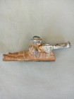 Vintage Barclay Manoil Lead Army  laying Down Infantry Machine Gunner  Soldier A