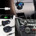 Car Wireless Bluetooth Receiver Audio Stereo Music Adapter 3 5mm Aux Usb Charger