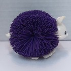 Vintage 1990 s Koosh Ball Critters Animal Toy White Bunny Rabbit Dark Purple