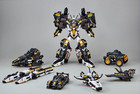 Tobot Master V Black Edition Super Driller Power Train Sonic Stealth Robot Set