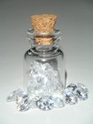 Cubic Zirconia Cz 5 5mm Round Loose Clear Stones In Glass Jar  lot Of 25 