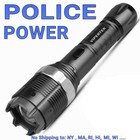 Vipertek 650 Bv Police Power Rechargeable Stun Gun Adjustable Led Light   Case