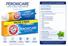 Arm   Hammer Peroxicare Toothpaste Clean Mint Fluoride Whitening Gum Health
