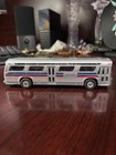 Vintage Jul 6  Pullback Greyhound City Bus Diecast Rubber Tires Realistic Design