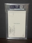 Bob Wolff Auto Gold Hof Plaque Postcard Psa H Of F    95 Ford Frick Award