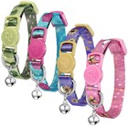 4 Pack Kitten Collar Breakaway With Bells Cute Fruit Pattern Kitten Collar 