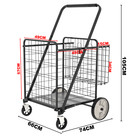Bigger Super Jumbo Shopping Cart  Foldable Utility Shopping Carts