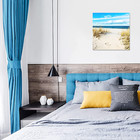 Beach Pictures Wall Art For Bathrooms Canvas Framed Seacoast Theme Wall Decor Fo