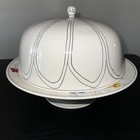 Molly Hatch Anthropologie Flower Patch Cake Stand With Dome Cover Euc