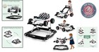 4-in-1 Foldable Baby Walker   Activity Center  Adjustable Height  Ivory