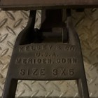 Kelsey   Co  Size 3x5 Tabletop Letter Press Metal Meriden Conn Usa