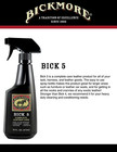 Bickmore Bick 5 Complete Leather Care -cleaner   Conditioner Spray 16 Oz 