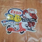Esso Motor Oil  Porcelain Enamel Sign 25 X 30 Inches