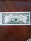 Series 1934-c  5 Dollar Bill Silver Certificate Circulated Blue Seal Note