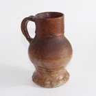 Germany   Authentic Medieval Drinking Jug  Siegburg  15th Century