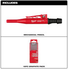 Milwaukee 48-22-3301  Mechanical Pencil W  10 Pcs  2 8mm 2b Graphite Lead