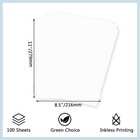 100 Sheets Thermal Printer Paper 8 5 X 11 Inch Us Letter Size Thermal Paper