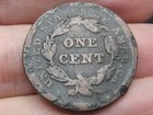 1841 Braided Hair Large Cent Penny  Small Date  Good vg Details