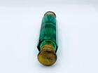 Antique Victorian Green Cut Glass Double-sided Perfume Bottle