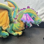 Melissa   Doug Dragon Plush Stuffed Animal Jumbo Large Poseable Rainbow 36 