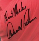 Arnold Palmer Masters Champion Signed inscribed 8x10 Photo Framed Jsa 203427