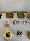 Lapel Pin Lot Of 35 Pins Mixed Lot All Pre-owned