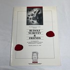 Vintage 1987 Rudolf Nureyev   Friends Ballet Program Madison Civic Center Gala