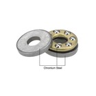 F3-8m Miniature Thrust Ball Bearing 3x8x3 5mm Chrome With Washer 10pcs