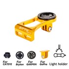 Bicycle Stem Gps Extension Computer Mount Alloy Holder For Garmin Edge Bryton