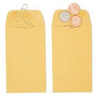 Myofficeinnovations Gummed Currency Envelopes 2 5  X 4 25  Brown 500 box