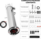 Triple Tap Draft Beer Tower  Stainless Steel 3   Flange Brewing Tower Stainless 