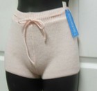 Harmonie Booty Shorts Pink Ribbed Adult Sizes Ntk201 Soft Pink Elastaknit