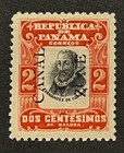 Travelstamps  Canal Zone Op Stamps  21 - 1906 - 2 Cent Cordoba Mint Mogh