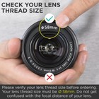58mm 0 35x Fisheye Camera Lens Wide Angle For Canon Rebel T7 Eos 80d 77d 70d