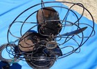 Vintage antique Robbins   Myers 1204 A Oscillating 14    Desk Fan Tested Works