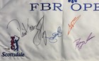 Fbr Open Signed Golf Flag  David Toms   Jb Holmes  Jsa Authentication 