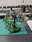 Mcm  Venetian Murano Blown Glass Fruit Tree Art Sculpture Italy Vtg