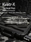 5 Pack Self Defense Military Tactical Pen  Heavy Duty Edc Metal Pen With Tung   