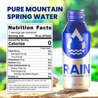 Rain Pure Mountain Spring Water 16 9 Fl Oz Bottles 24 Pack Natural Spring Water