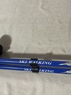 Swix Ski Walking Blue Aluminum Ski Poles 135cm Adjustable Wrist Strap
