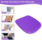 Large Gel Seat Cushion Non-slip Office Chair Car Wheelchair Pressure Relief Pad