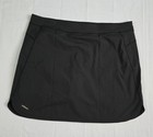 Adidas Women   s Adizero Athletic Skort Pull-on Pockets Black Size 12