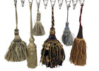 Lot Of 6 Decorative Drapery Tassels Multicolor Curtain Upholstery Fringe