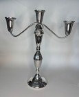 Pair Of Raimond Sterling Silver Candelabras -convertible W  4 Settings- Weighted